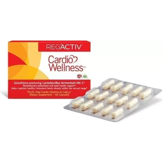 RegActiv Cardio & Wellness 60 caps By Essential Formulas - Kansas Nuitrition - HNZSDS