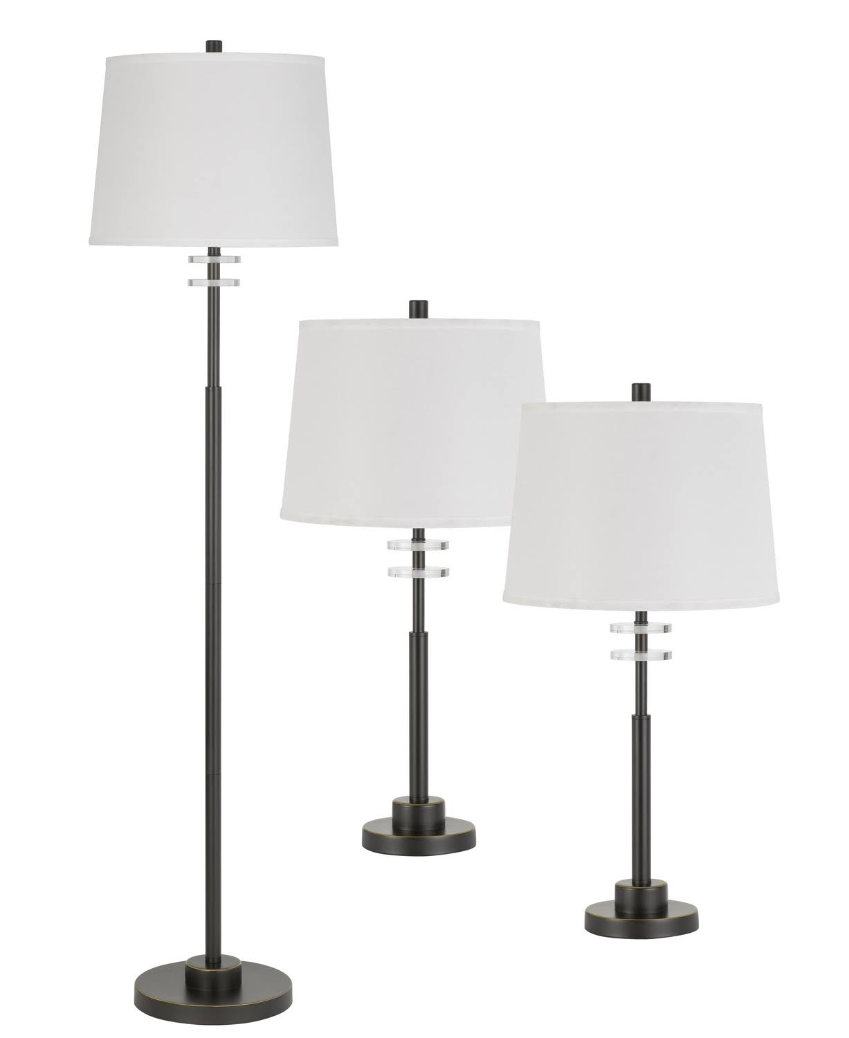 Cal Lighting Table and Floor Lamp