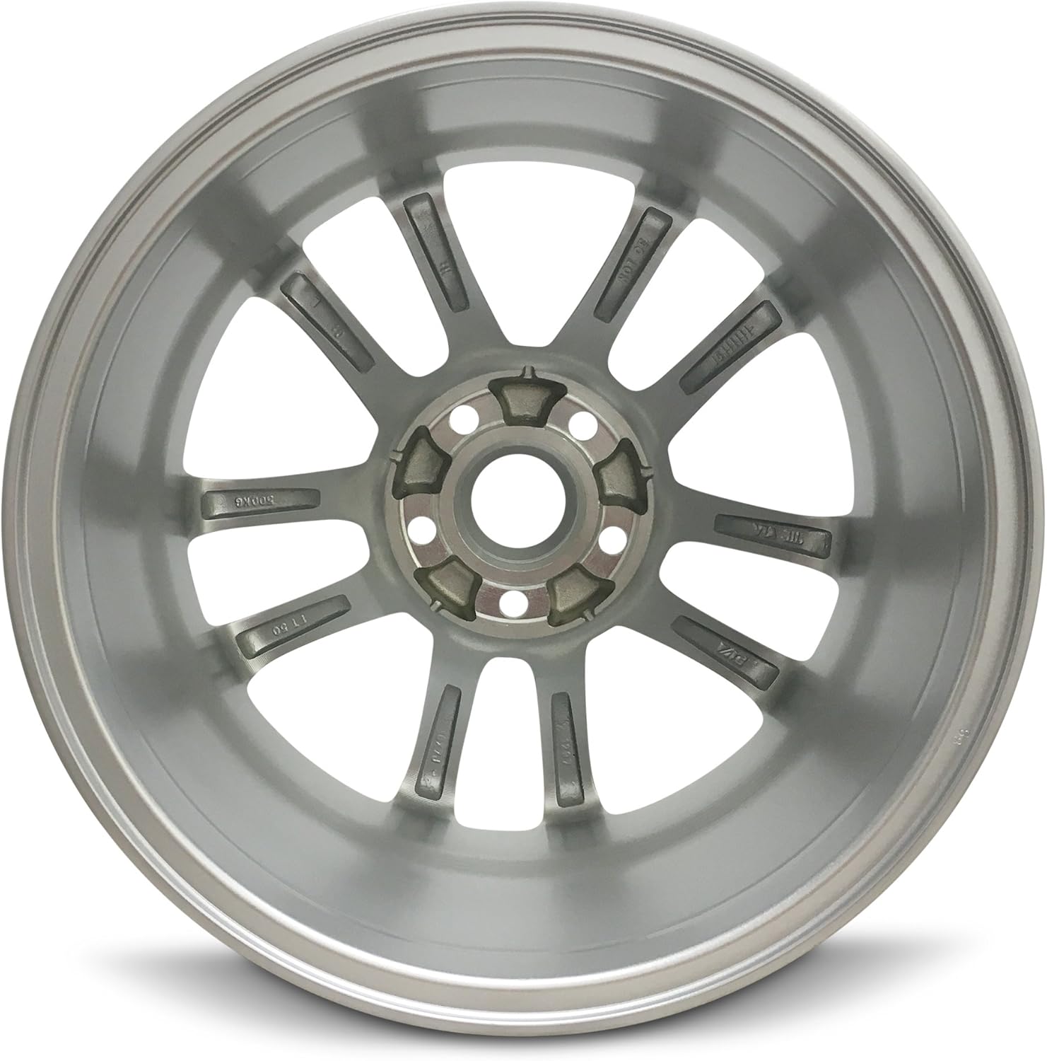 Road Ready Car Wheel For 2015-2018 Ford Focus 16 Inch 5 Lug Silver Aluminum Rim Fits R16 Tire - Exact OEM Replacement - Full-Size Spare