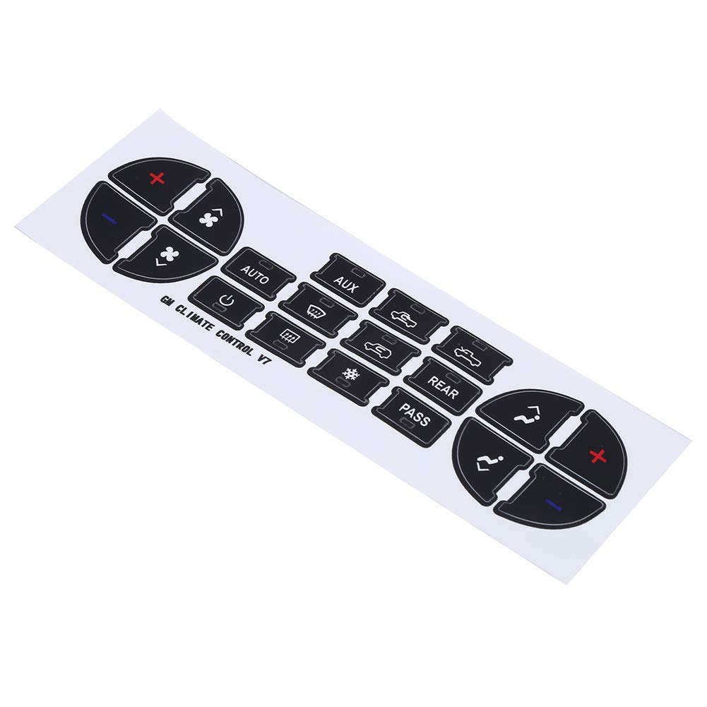 Car AC Dash Button Repair Kit Fit for Chevrolet Tahoe Silverado Avalanche Suburban for Enclave Pack of 2