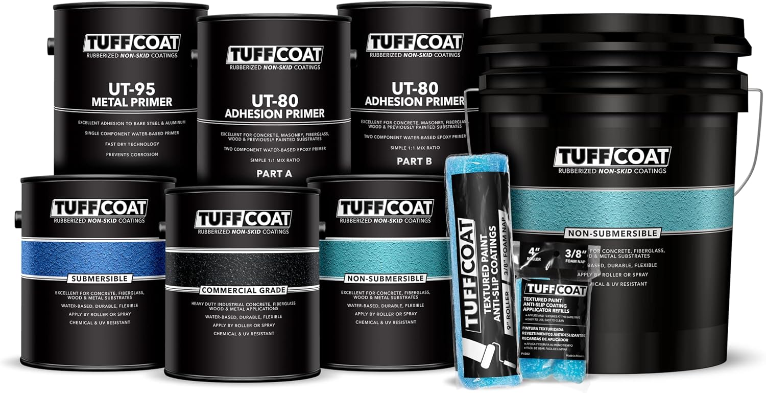 Tuff Coat UT-211 Light Grey Submersible Non-Skid Coating-1 Gallon
