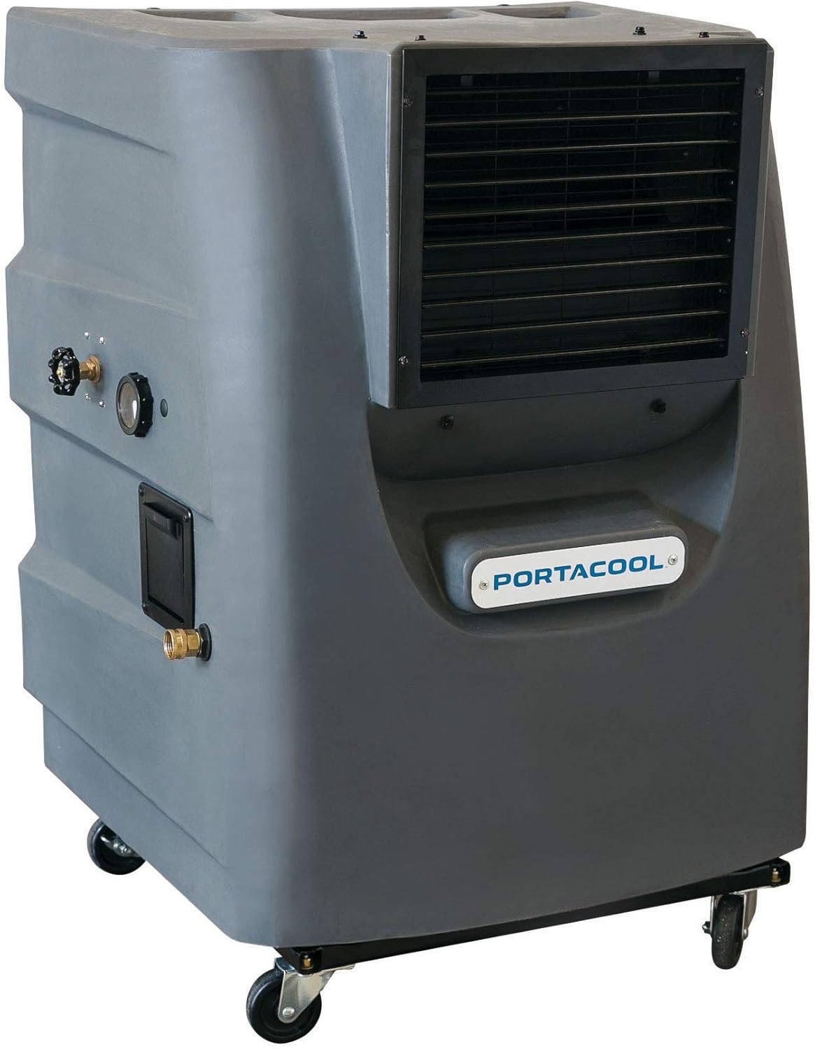 Portacool PACCY130 Cyclone 130 Indoor/Outdoor Patio, Garage, Camping Portable 2 Speed 700 Square Foot Evaporative Swamp Air Cooler with 16 Gallon Tank