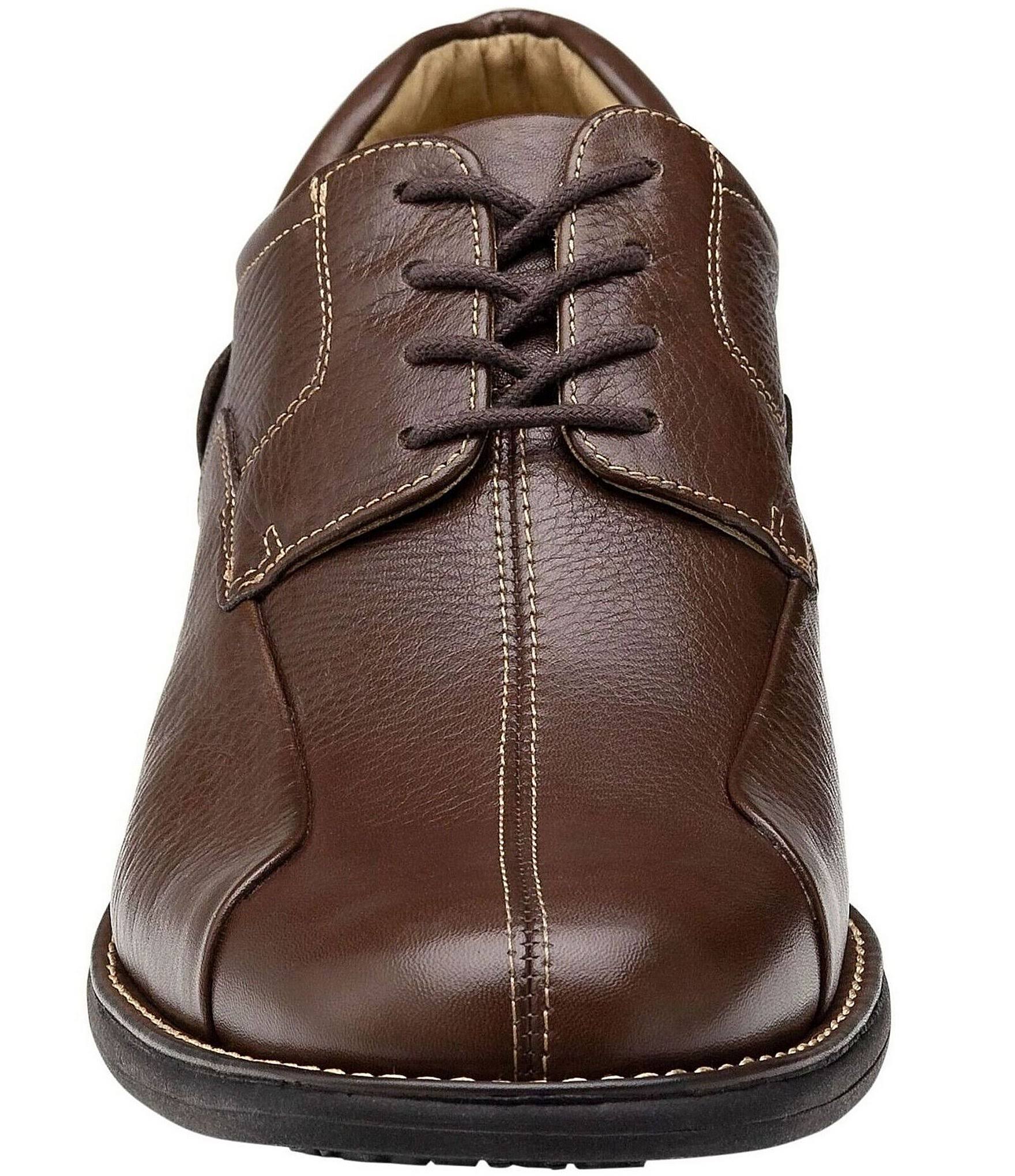 Johnston u0026 Murphy Men&s Shuler Bicycle - Dark Brown Tumbled Calf