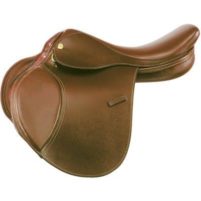 Kincade Childs Leather Close Contact Saddle - Brown