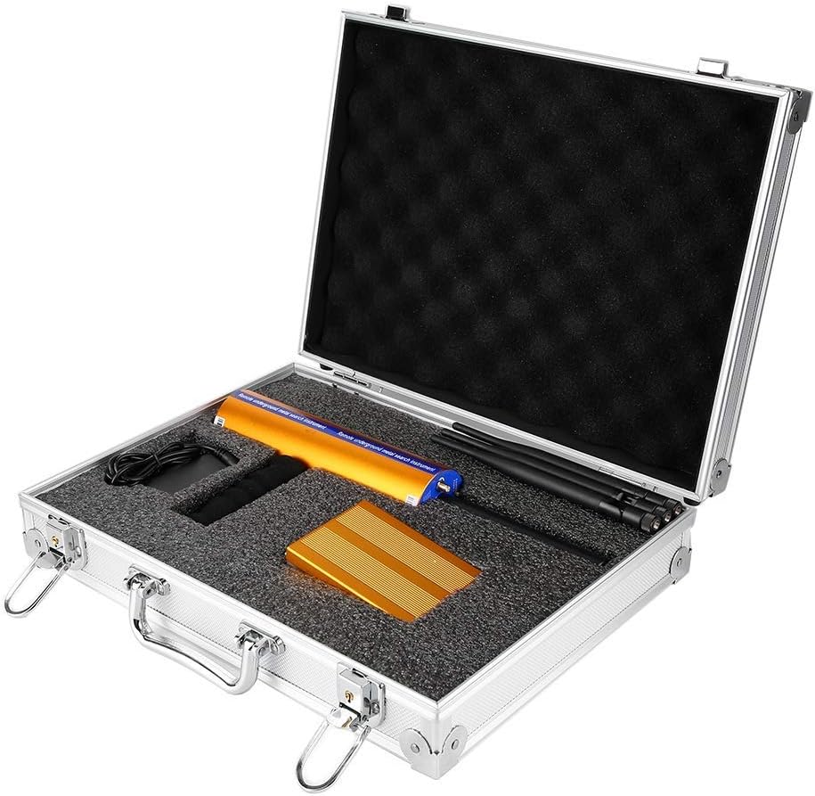 Metal Detector, 100-240V 1400Meters Treasure Scanner, Underground Metal Detector Locator for Gold/Silver/Copper/Precious Stones(US Plug)