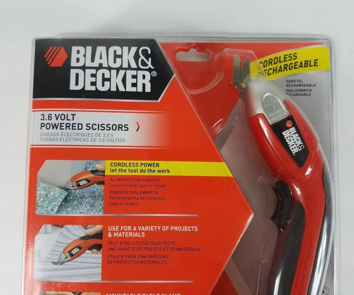 Black u0026 Decker Sz360 3.6-Volt NiCad Cordless Power Scissors