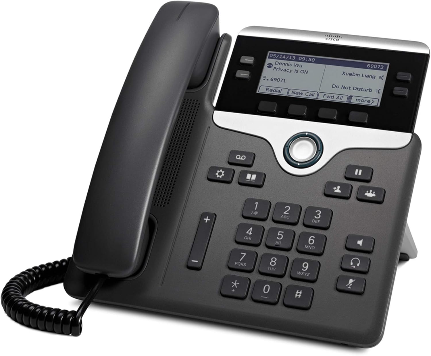 Cisco CP-7841-K9= 7800 Series Voip Phone (Power Supply Not Included), black