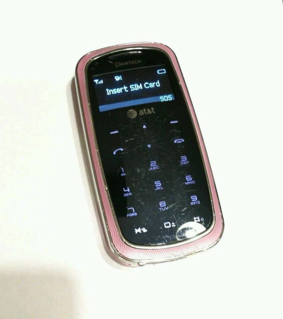 Pantech Impact P7000 - Pink (ATT) Cellular Phone