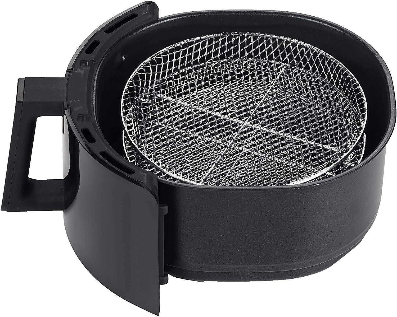 GoWISE USA Electric Air Fryer with Dehydrator - Black/Silver 7 qt