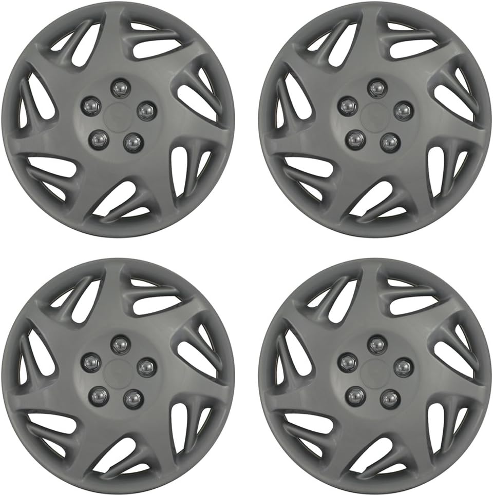Wheel Skins Best for 1998-2000 Dodge Caravan (Pack of 4) Wheel Covers-16 inch, Chrome, Impostors Pack of 2