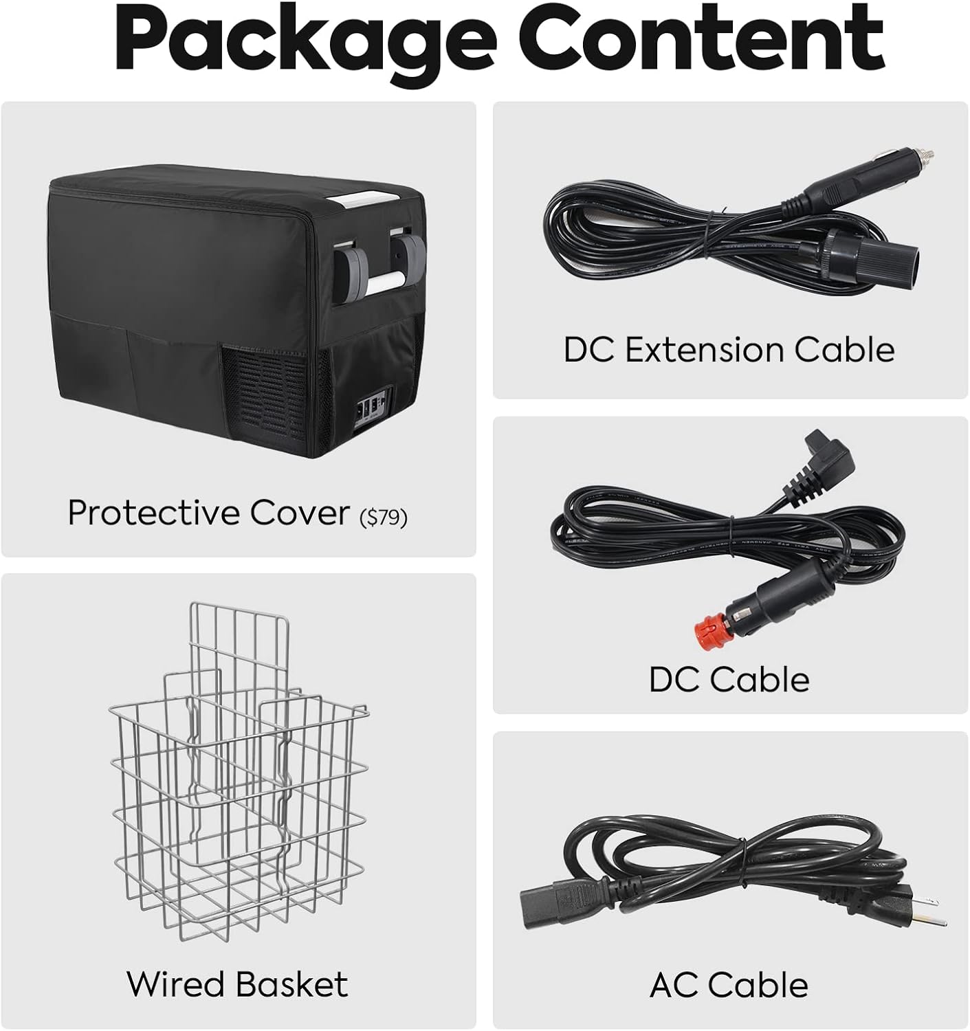 ICECO JP30 Portable Refrigerator, 12V Car Fridge Freezer, 31 Liters Compact Refrigerator with Secop Compressor, for Car & Home Use, 0℉～50℉, DC 12/24V, AC 110/240V