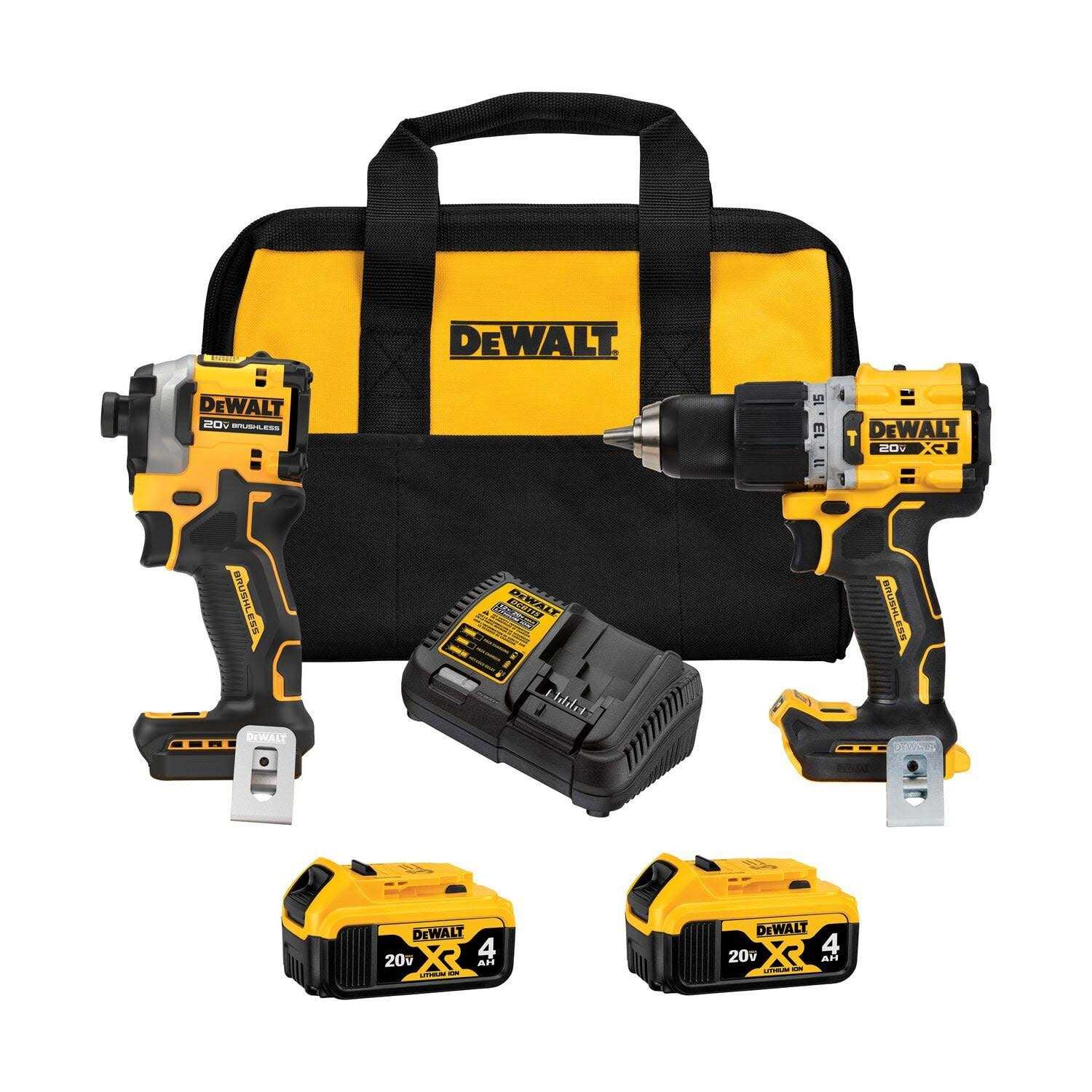 DEWALT 20V XR Drill &amp; Atomic Impact Driver Combo Kit DCK2050M2 - Shop Hardware Tools Online Store