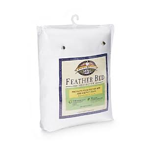 Pacific Coast California King Featherbed Protector in White