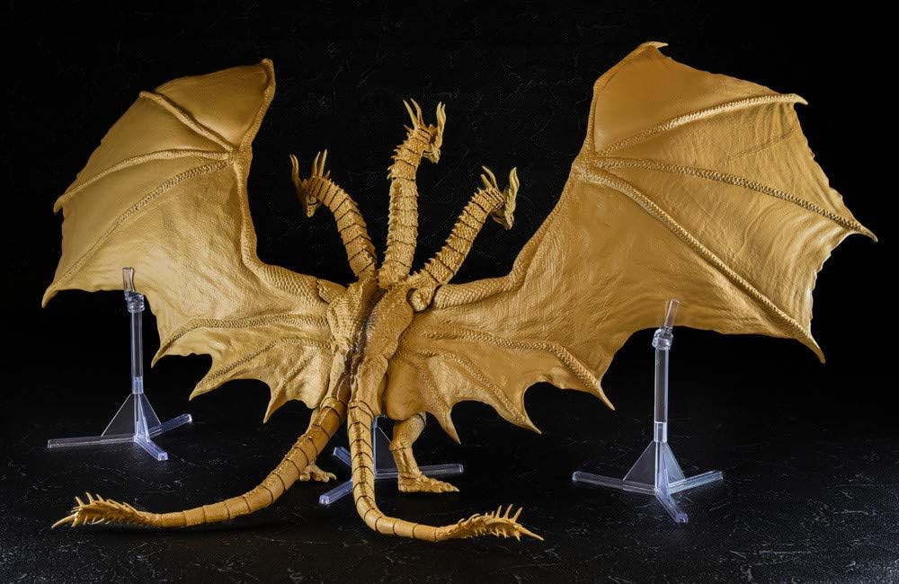 TAMASHII NATIONS Bandai S.H. MonsterArts King Ghidorah 2019 "Godzilla: King of The Monsters Action Figure