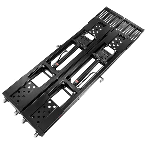 VEVOR Portable Car Lift - 7,000 LBS Capacity, 26.8" Max. Height, Heavy-Duty Carbon Steel Truck Lift with 120V Power Unit