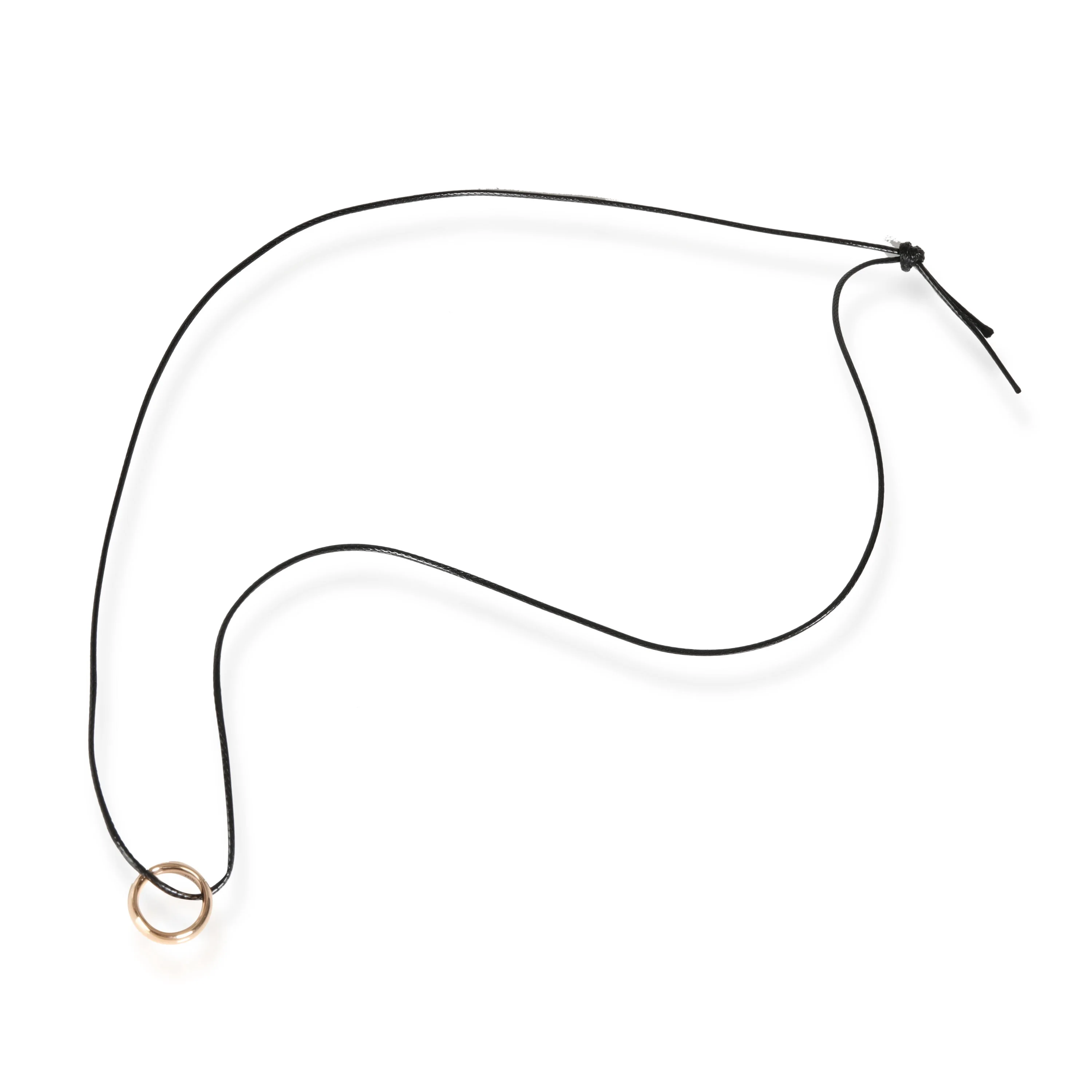 Pomellato Milano Wedding Band Ring Pendant in 18k Rose Gold Pre-Owned
