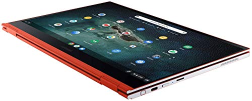 SAMSUNG 13.3” Galaxy Chromebook Laptop Computer w/ 256GB Storage, 8GB RAM, ‎4K AMOLED Touchscreen Display, Ultra Slim Design, Chrome OS, WiFi 6, Mercury Gray