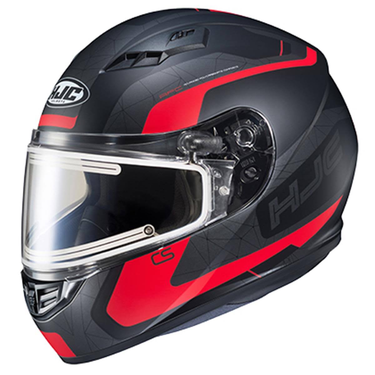 HJC CS-R3 Electric Snowmobile Helmet Dosta Black/Red 2X-Large
