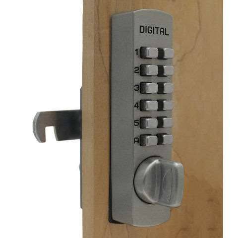 Lockey C-170-BB Mechanical Keyless Cabinet Surface Mount Cam Lock - Bright Brass