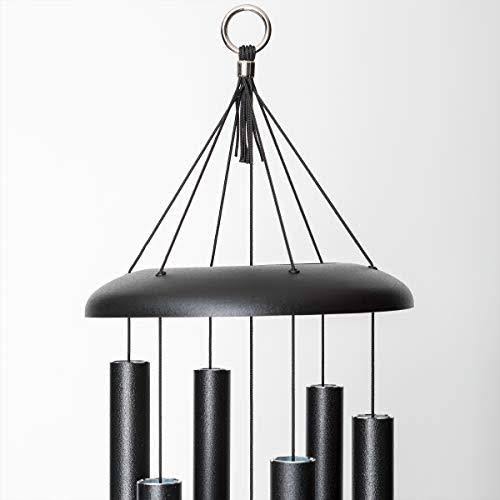 Corinthian Bells 36x22 Wind Chime - Black