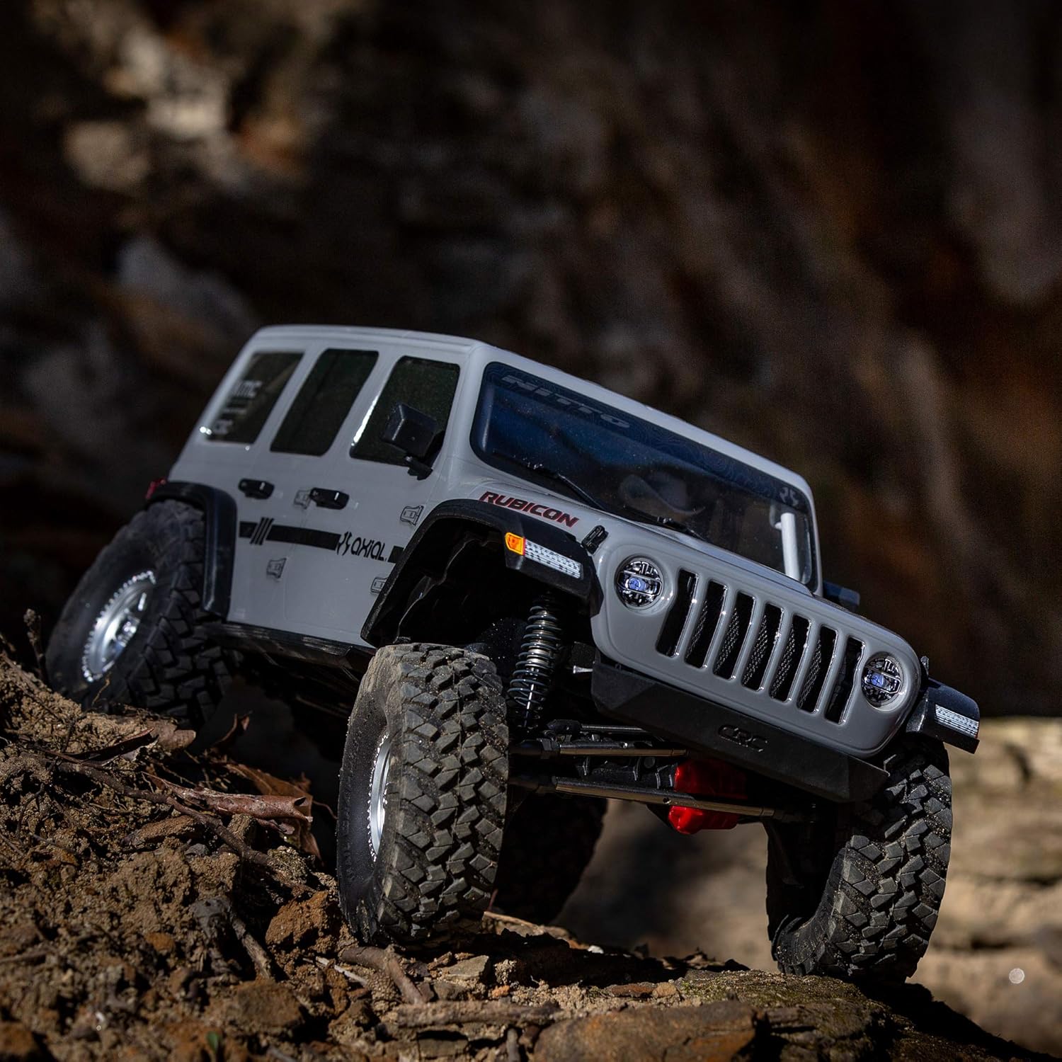 Axial RC Truck 1/10 SCX10 III Jeep JLU Wrangler with Portals RTR (Batteries and Charger Not Included), Gray, AXI03003BT1