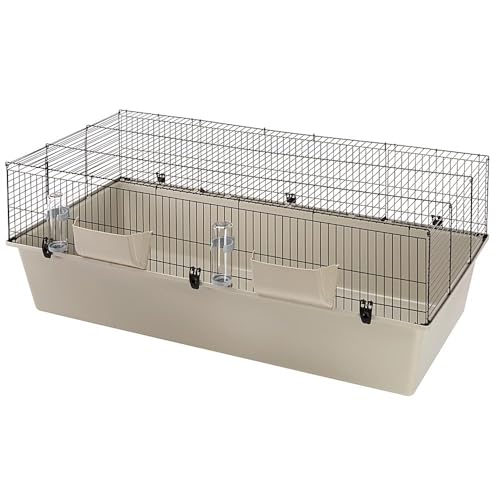 Ferplast Rabbit 160 Cage, 156.5 x 77 x 61.5 cm, Black