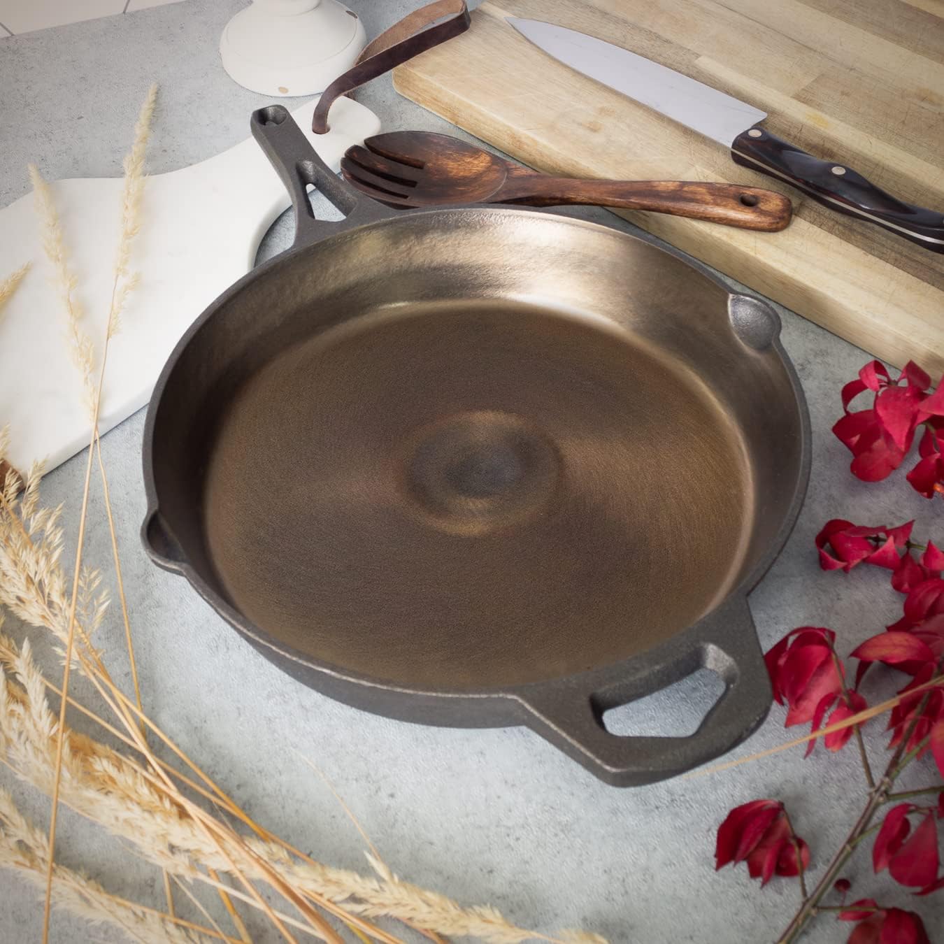 Backcountry Iron Round Wasatch Smooth Cast Iron Skillet (10 Inch)