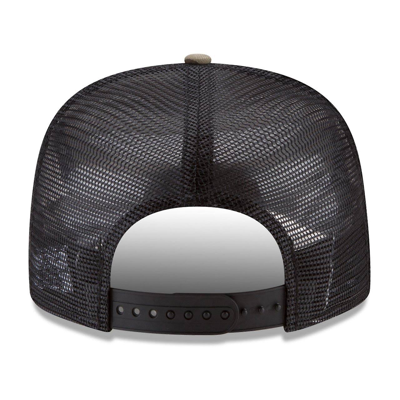 New Era Seattle Seahawks Woodland Camo/Black Trucker 9FIFTY Snapback Adjustable Hat