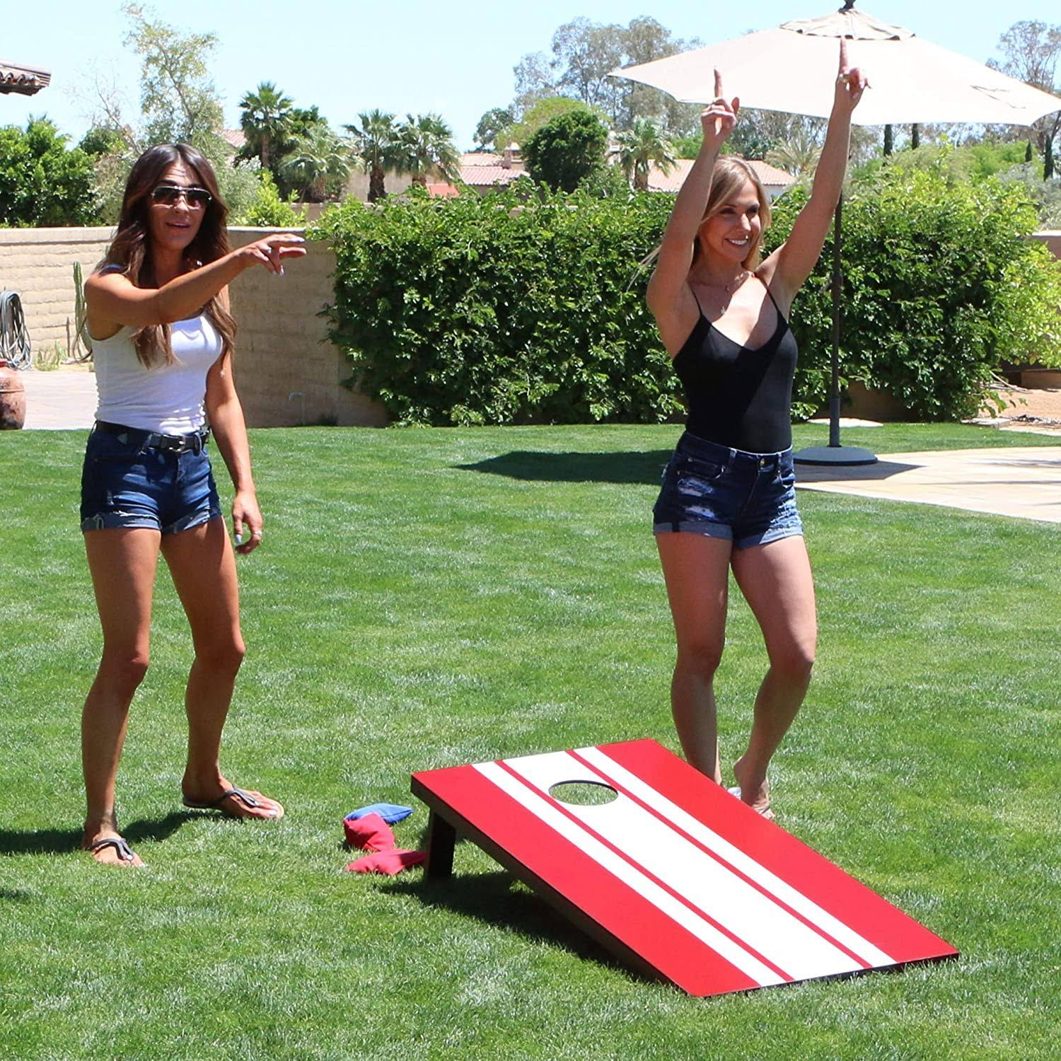 Gosports Classic Regulation Size Cornhole Set Includes 8 Bags Carry Case Rules