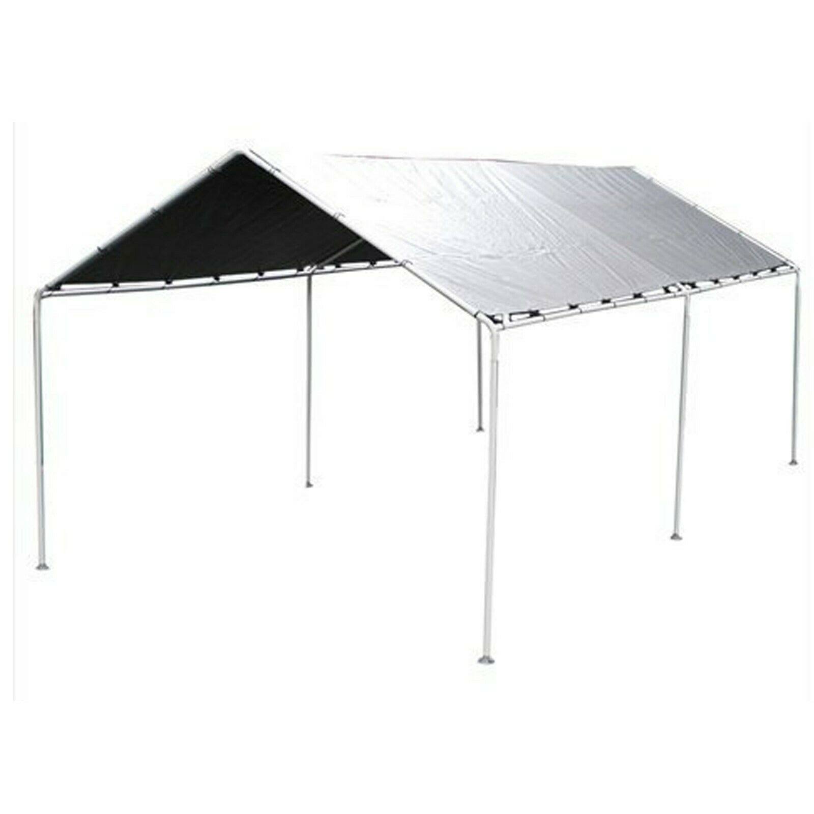 10& x 20& King Canopy - 6 Leg (Silver)