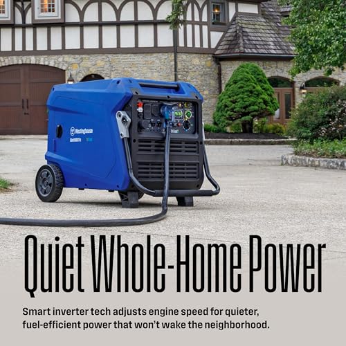 Westinghouse 11000 Peak Watt Tri-Fuel Portable Inverter Generator, Remote Start, Transfer Switch Ready, Gas/Propane/Natural Gas Powered, Low THD, Safe for Electronics, Parallel Capable, CO Sensor