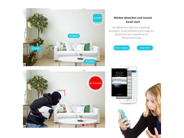 Anran Outdoor CCTV Home Wireless Camera Security System 8CH 1TB NVR 1080p Night