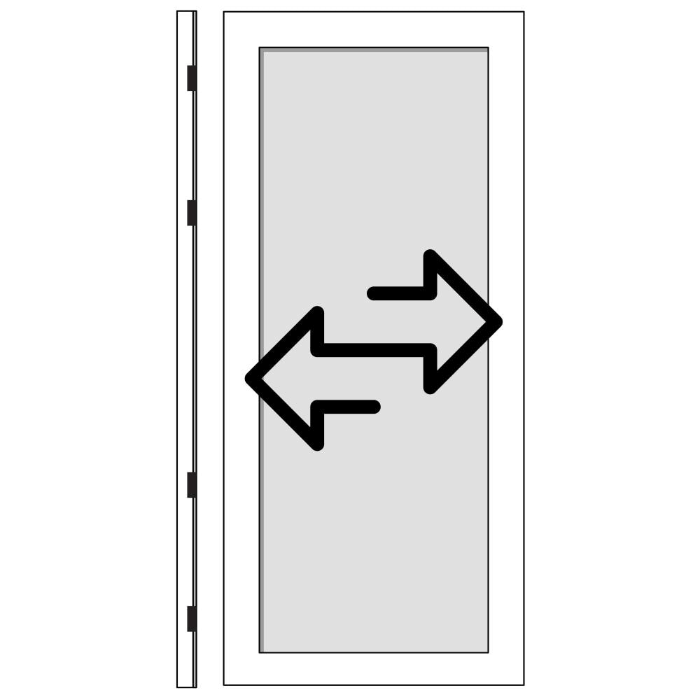 Larson Signature Classic 36-in x 81-in Black Full-view Aluminum Storm Door | 1490405257S