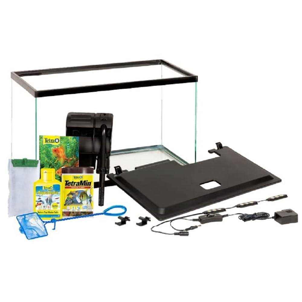 Tetra 10 Gallon Glass LED Aquarium Kit - Pet Supplies online store