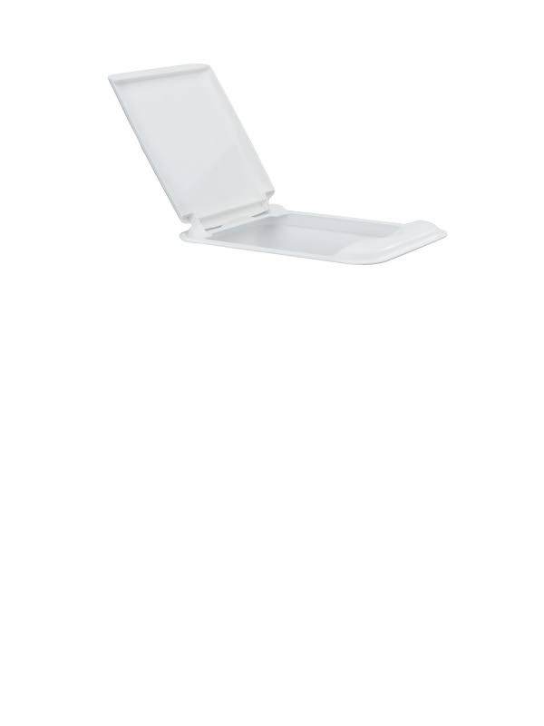 Rev-A-Shelf Plastic Pull Out Trash Can, White