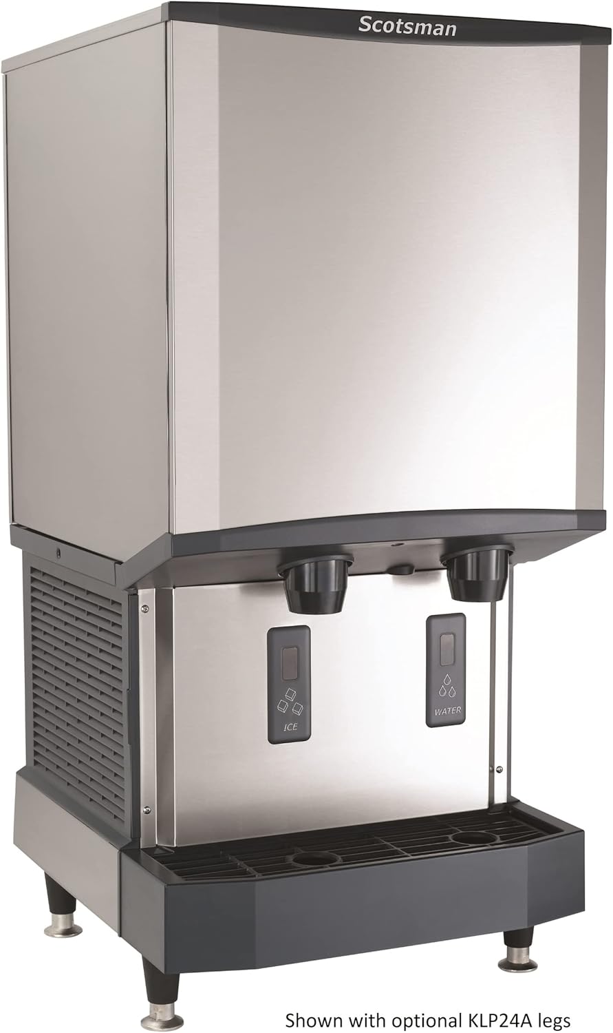 Scotsman HID540A-1 Meridian Countertop Air Cooled Ice Machine and Water Dispenser - 40 lb. Bin Storage
