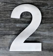 Modern House Numbers and Letters 12 inch / 30 cm / Lower Case Letter A