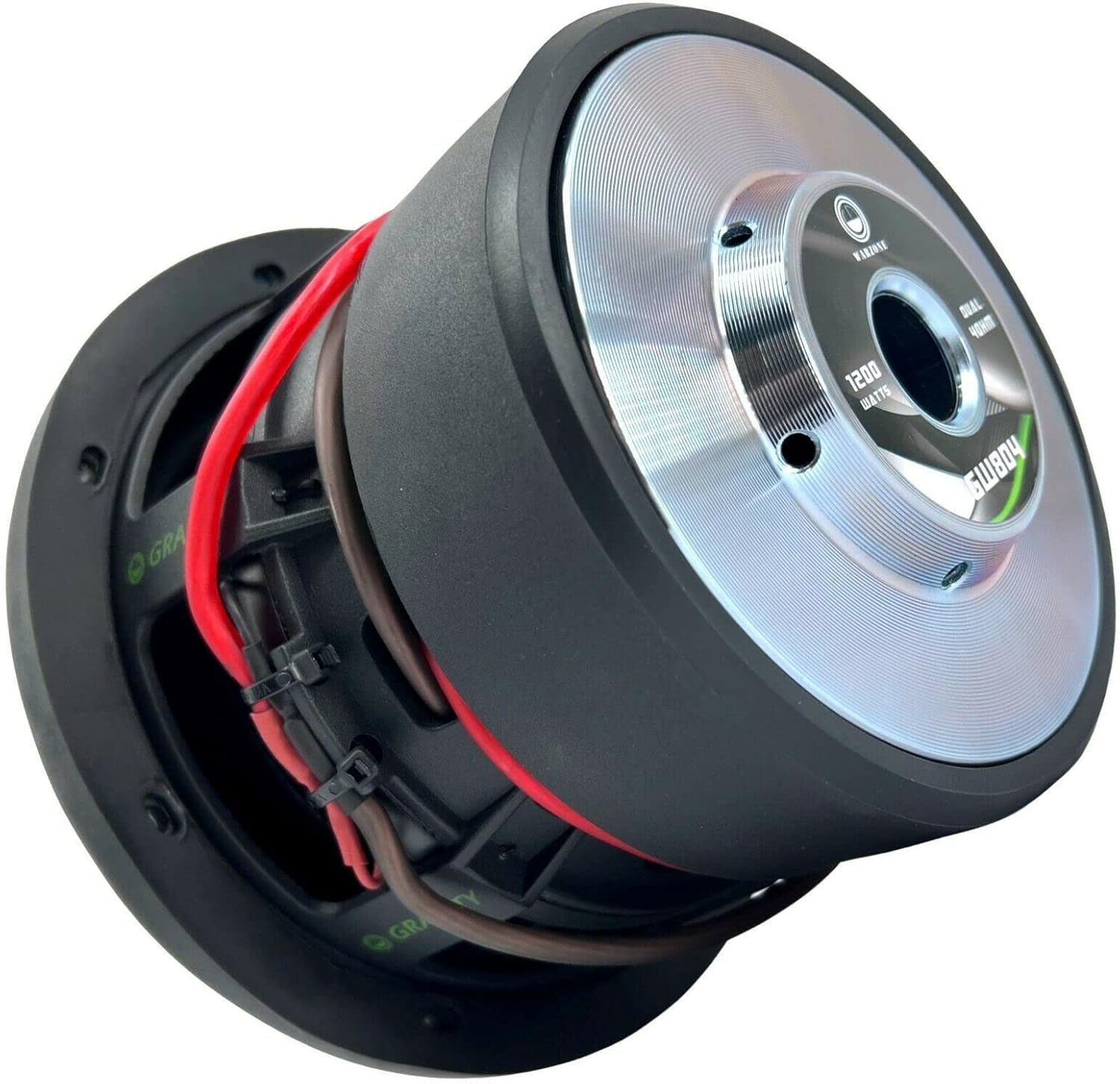 2X Gravity 8 Inch 1200 Watt Car Audio Subwoofer w/ 4 Ohm DVC Power 8' Sub Pair - Feature Dual Voice Coil, Thick Magnet, Design for Car, ATV, Van, High Performance Car Show