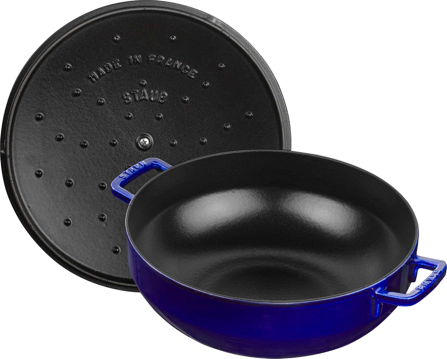 Staub Cast Iron 5-qt Bouillabaisse Pot - Dark Blue, Made in France