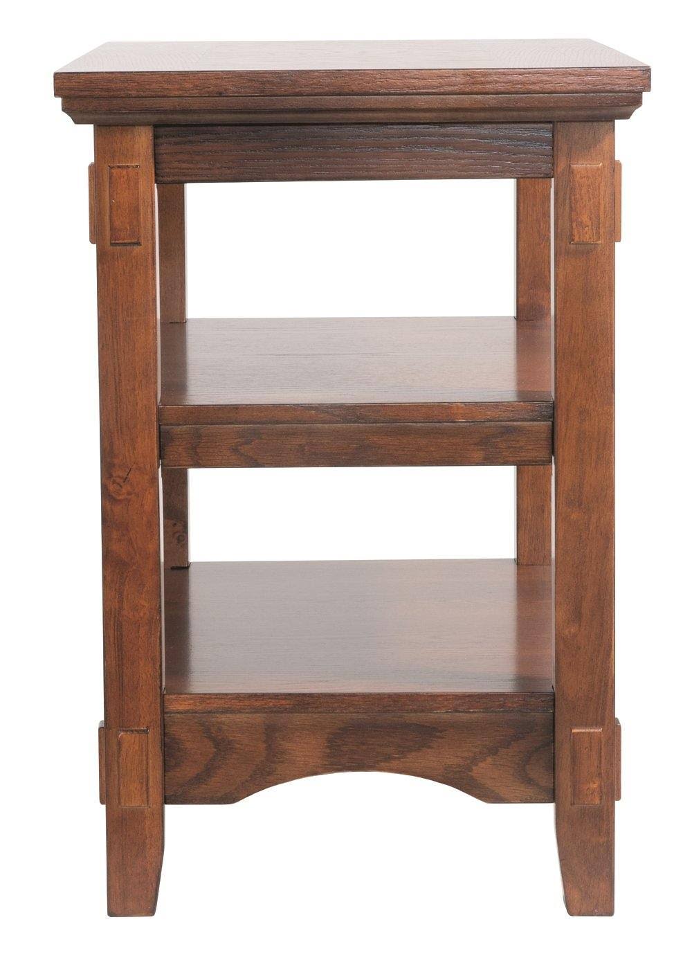 Ashley Cross Island Brown Chair Side End Table