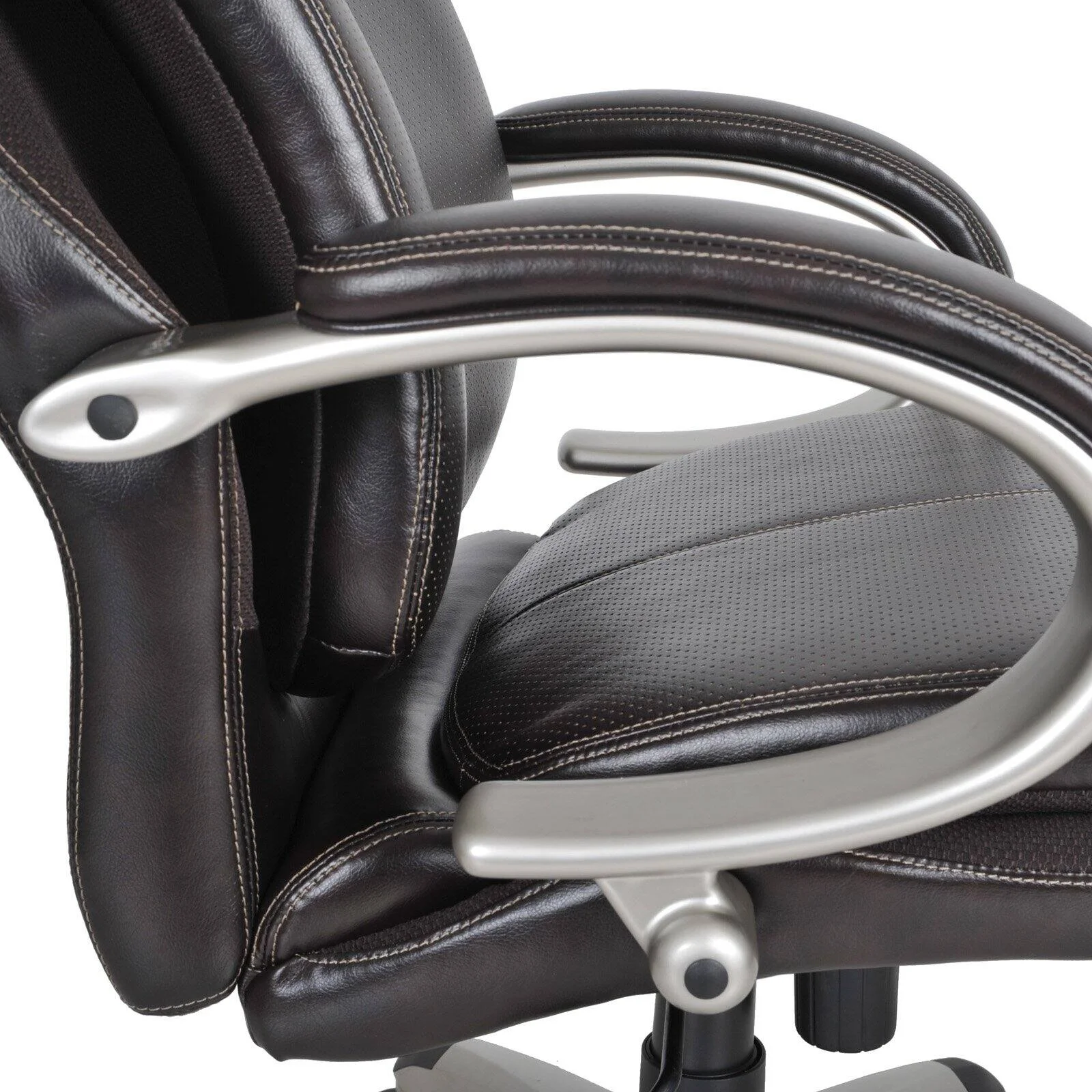 Serta Dayton Big and Tall Executive Office Chair with AIR Technology Brown