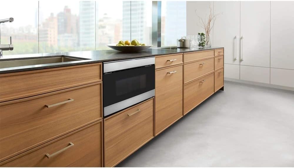 Sharp SMD2489ES 1.2 Cu. Ft. Smart Microwave Drawer Stainless Steel Bundle with 2 YR CPS Enhanced Protection Pack