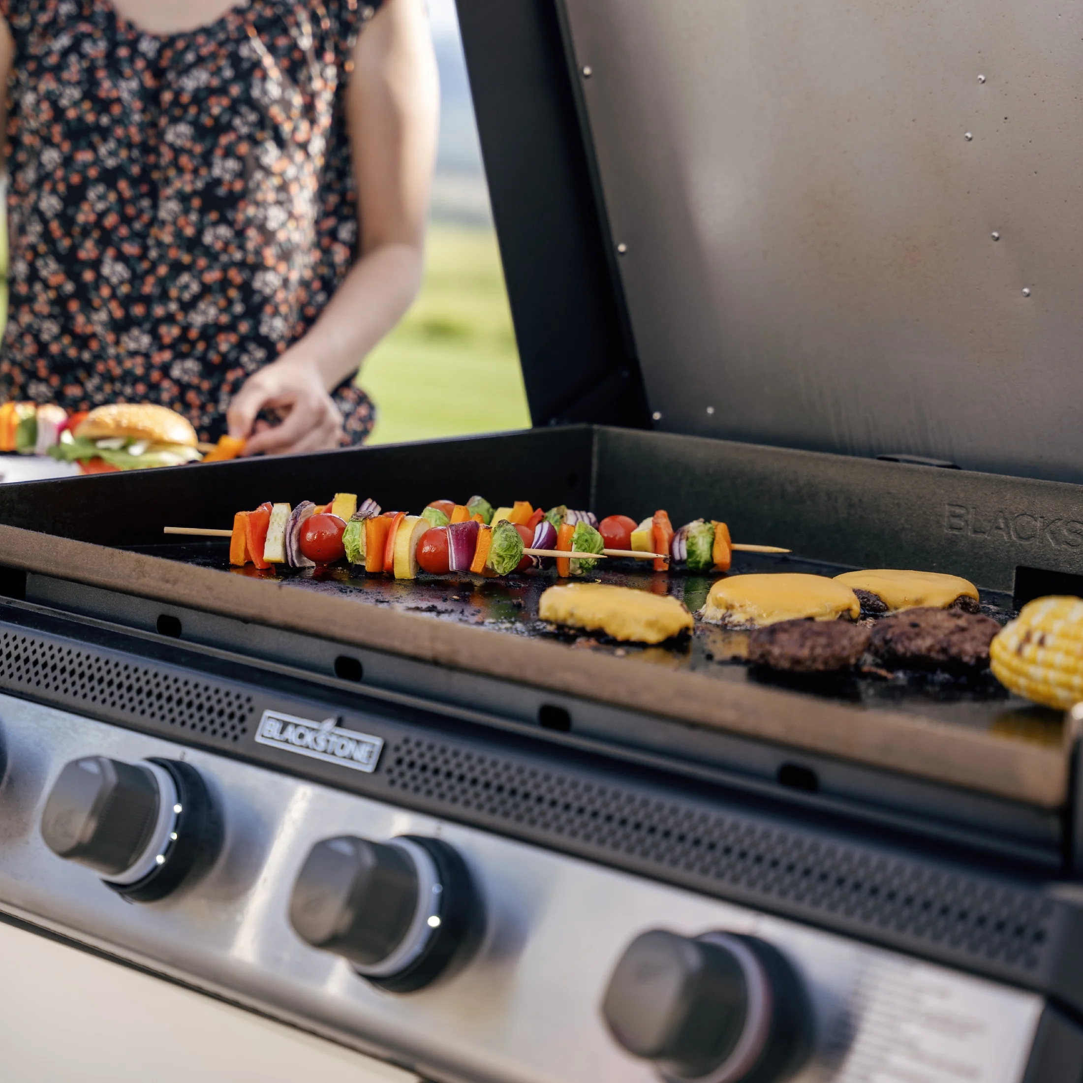 Blackstone Stainless Steel 36" Built-In Griddle with Hood and Stainless Steel Insulation Jacket