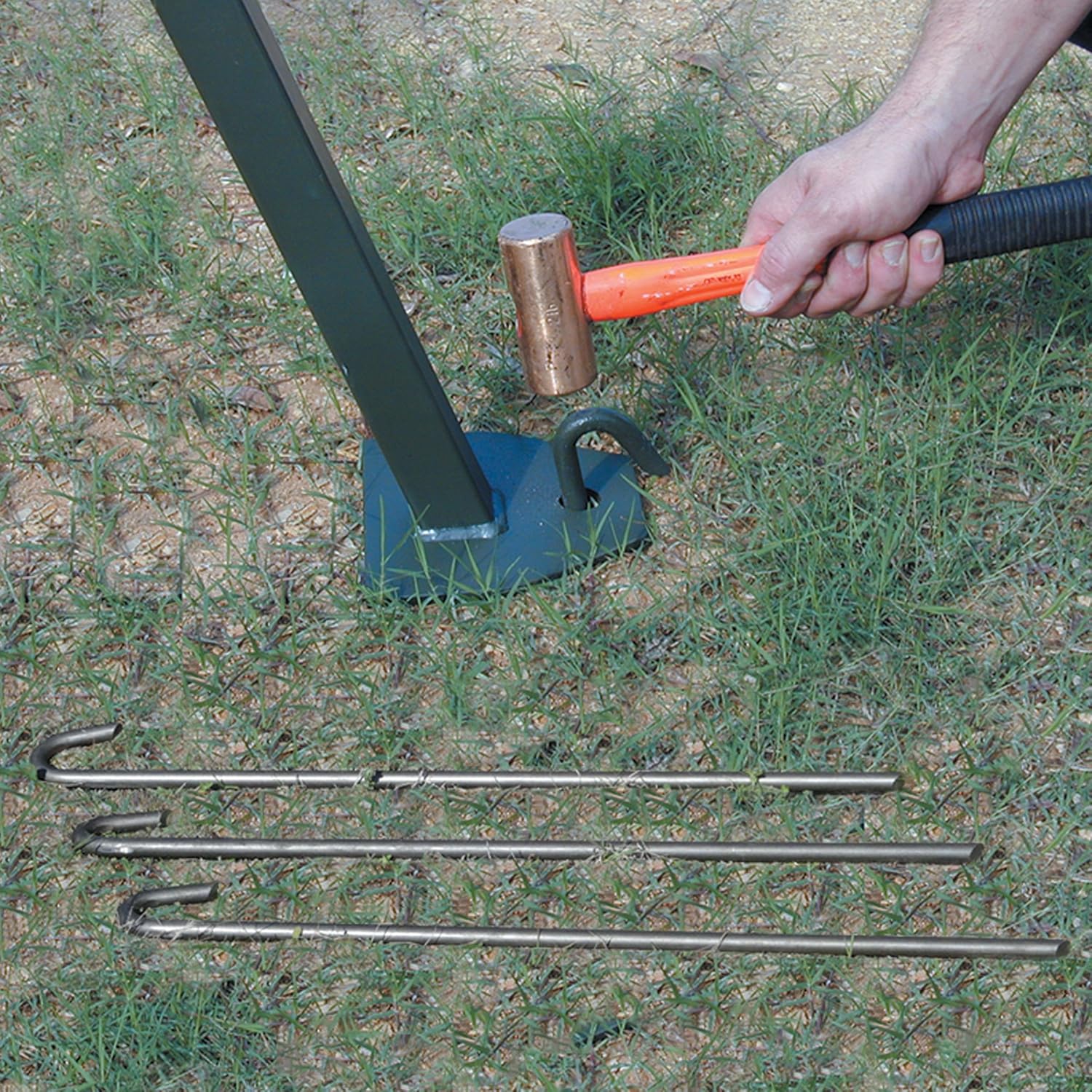 Stand and Fill Wildlife & Deer Feeder w/ 4-Foot Stand and Fill Legs - 300 lb. Corn Capacity - Model TF300L4