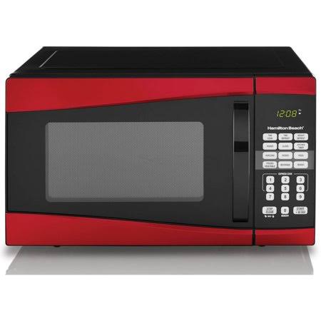 Hamilton Beach 900W Microwave - 0.9 cu ft - Stainless Steel/Silver