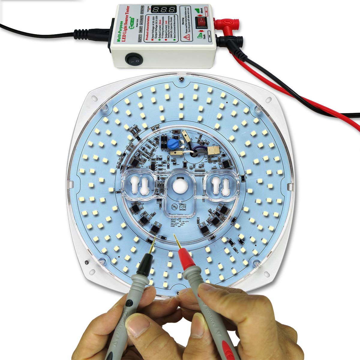 SID Led Tester, Led Backlight Tester, Without Disassemble LCD Screen for All LED Beads TV Board Detect Repair and All LED Application Output 0-320V(GJ3C) Pack of 2