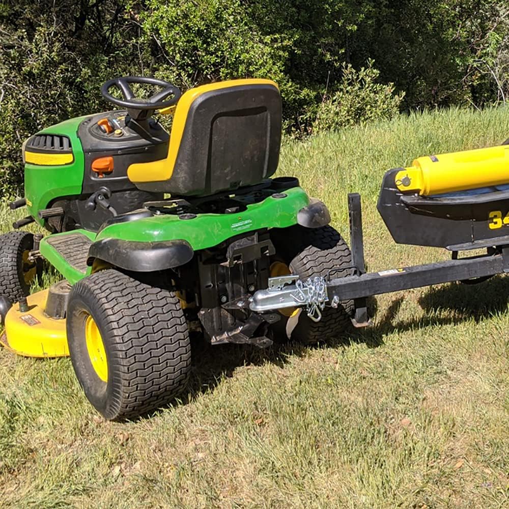 ELITEWILL Zero Turn Lawn Mower Trailer Hitch Receiver 5" Rise 3 Way Heavy Duty Universal Lawn Garden Tractor Towing Hitch Pack of 2