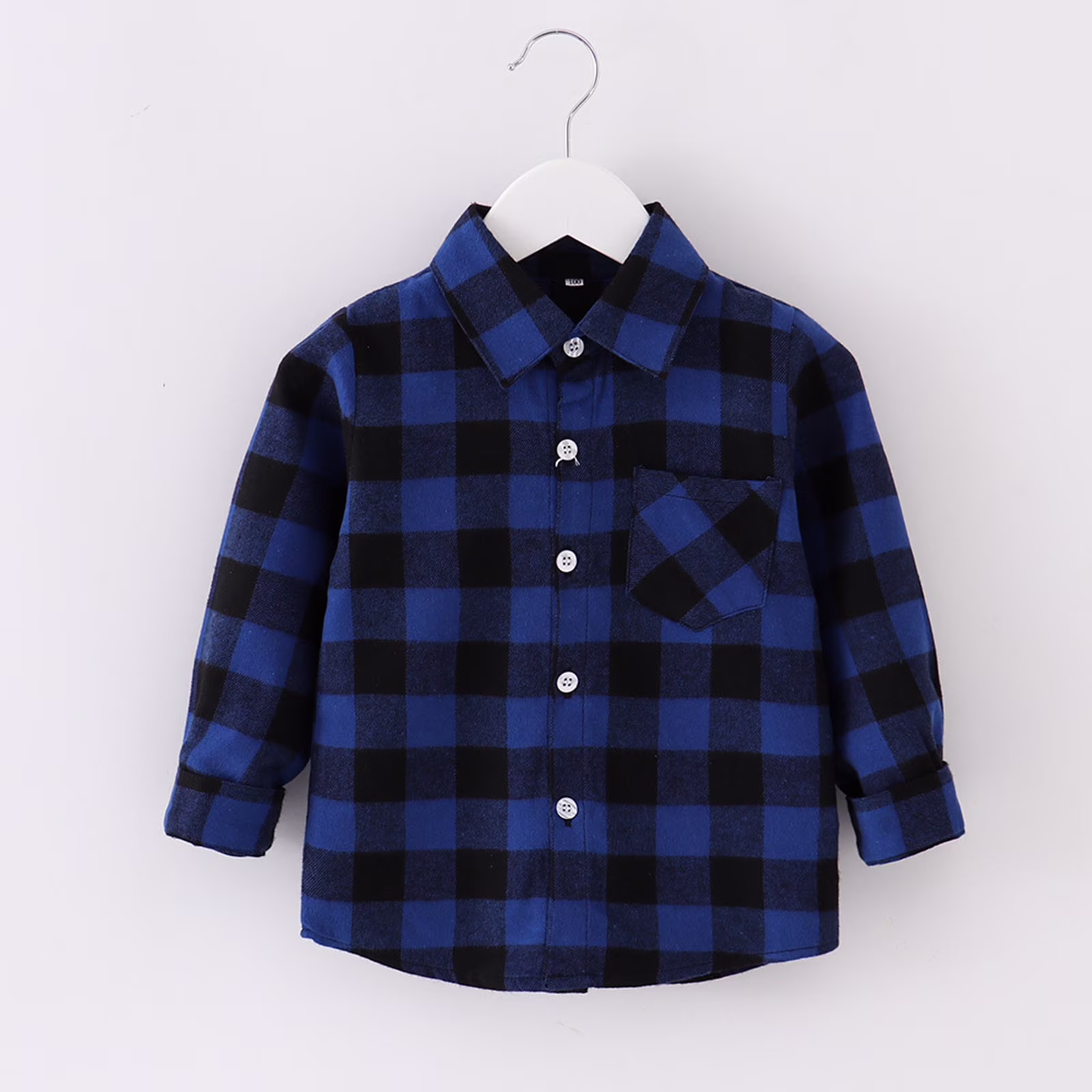 Boys Hoodies And Sweatshirts Autumn Winter Kids Flannel Jacket Plaid Long Sleeve Lapel Button Down Coat Tops Activewear
