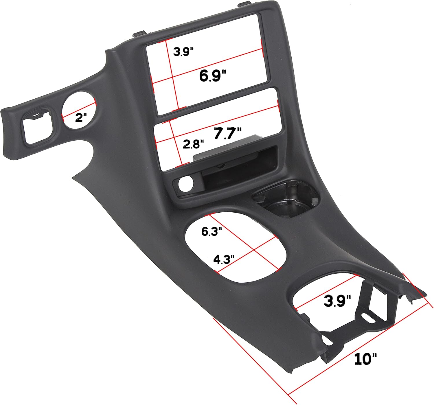 ECOTRIC Double Din Stereo Dash Installation Kit for 1997-2004 Chevrolet Corvette C5
