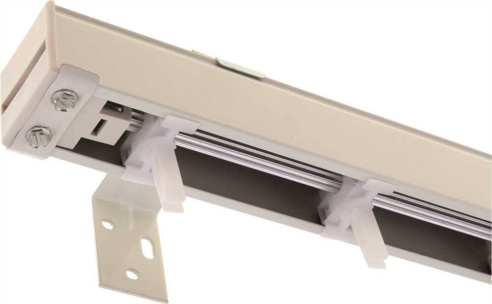 Designers Touch Vertical Blind Headrail Only 71 in. White